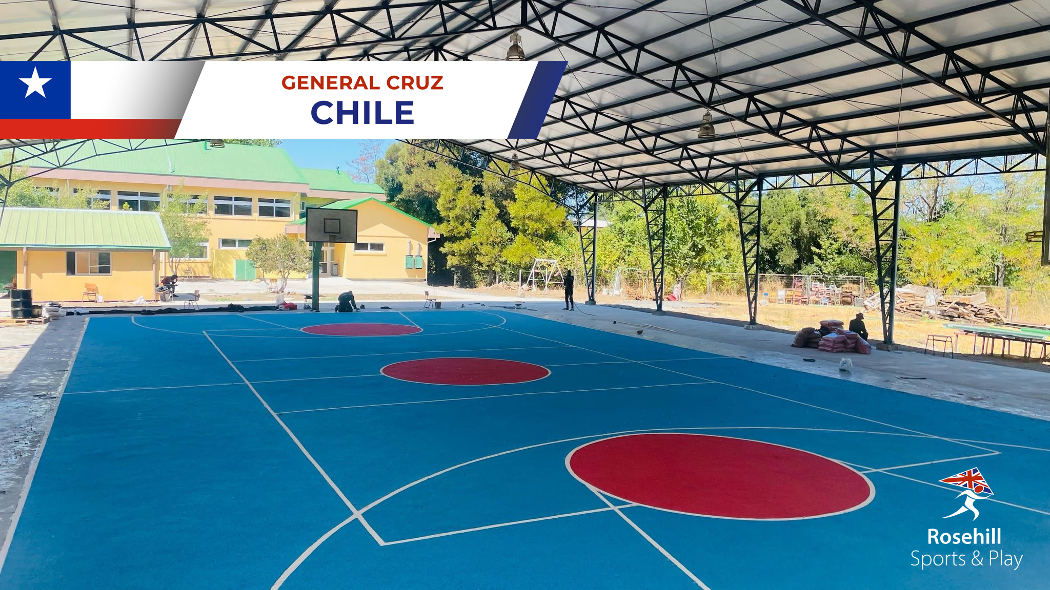 Vibrant New Basketball Court - Image 1
